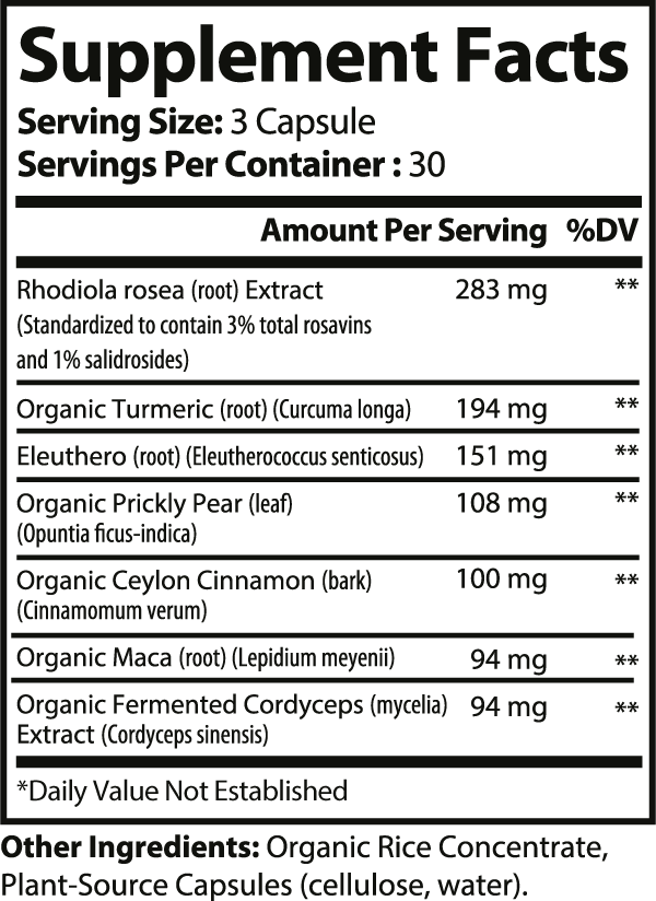 Pure Endurance - Adaptogen Herb Botanicals