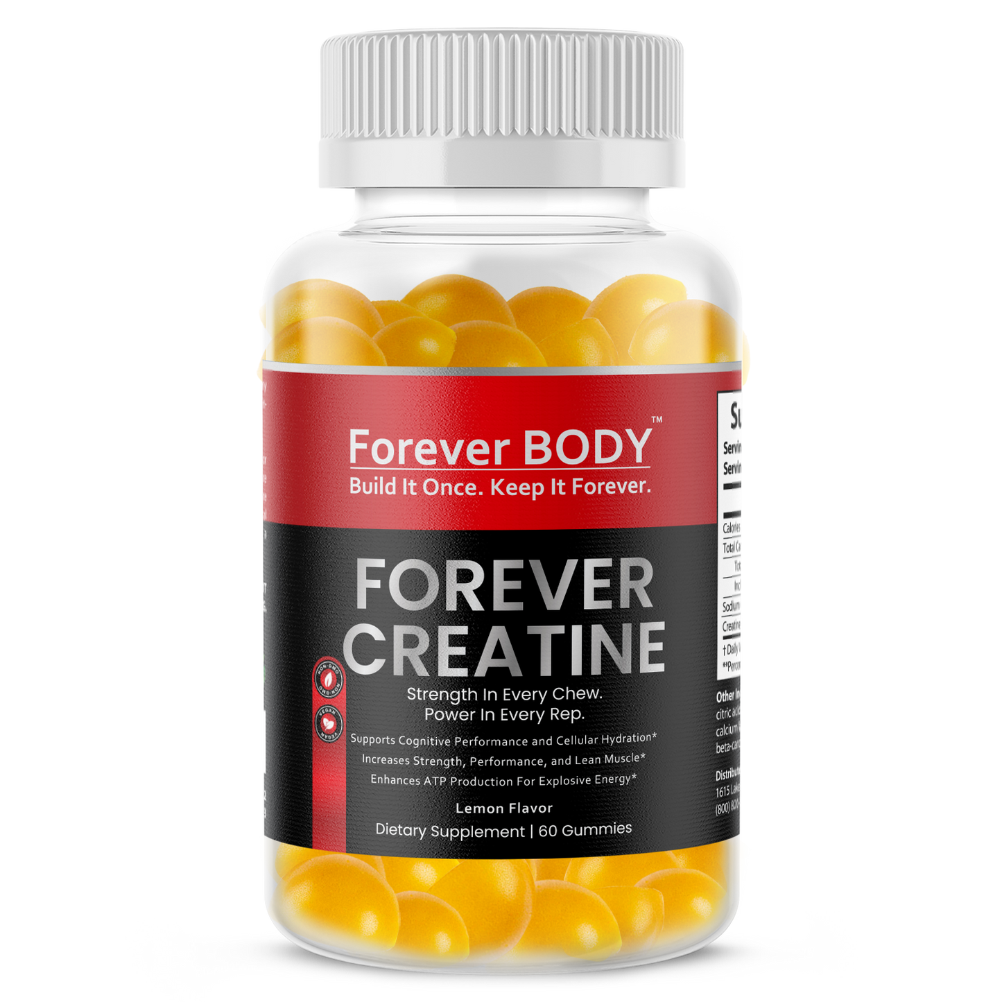 Forever Creatine - 1,000mg Gummies (Lemon)
